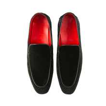 Load image into Gallery viewer, Ali Black Leather Loafers