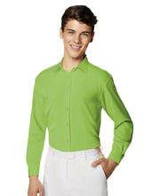 Load image into Gallery viewer, Boy&#39;s Formal Green Pure Microfibre Coloured Shirt