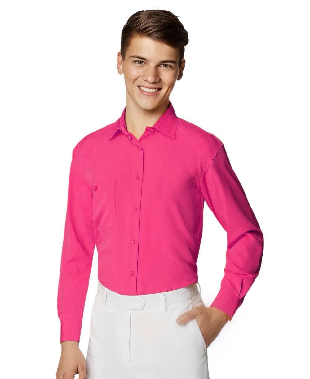 hot pink boys shirt