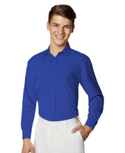 Load image into Gallery viewer, Boy's Formal Royal Blue Pure Microfibre Coloured Shirt