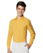 Load image into Gallery viewer, Boy's Formal Yellow Pure Microfibre Coloured Shirt