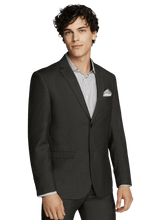 Load image into Gallery viewer, Evan Charcoal Micro Check Suit