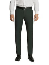 Load image into Gallery viewer, Men's Formal Bottle Green Plain Two-Button SUIT