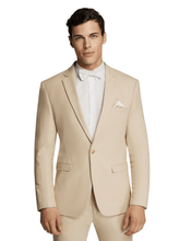 Load image into Gallery viewer, Men's Beige Linen Sport Jacket Stylish Blazer - Threads N Trends