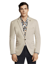 Load image into Gallery viewer, Men's Beige Trendy Formal Slim Fit Sport Jacket/Blazer