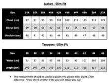 Load image into Gallery viewer, Men's Black Formal Plain Slim Fit SUIT - Threads N Trends