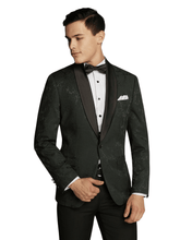 Load image into Gallery viewer, Jackson Dark Green Paisley Tuxedo