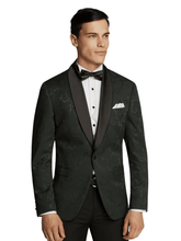 Load image into Gallery viewer, Jackson Dark Green Paisley Tuxedo