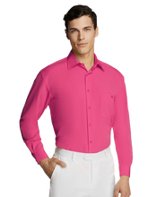 Load image into Gallery viewer, Men&#39;s Formal Business Hot Pink Pure Microfibre Coloured Shirt