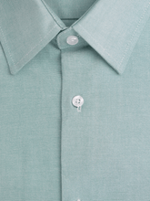 Load image into Gallery viewer, Men's Mint Pure Cotton Slim Fit Shirt