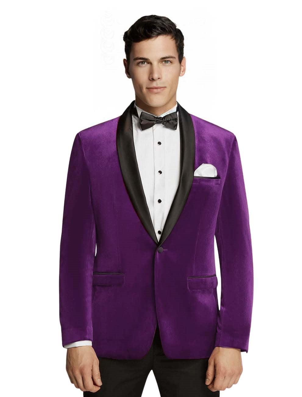 Plum hotsell tuxedo jacket