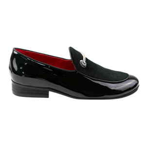 Omar Black Patent Leather Shoes