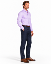 Load image into Gallery viewer, Men's Lilac Bamboo Stretch Slim Fit Shirt