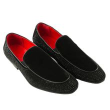 Load image into Gallery viewer, Ali Black Leather Loafers