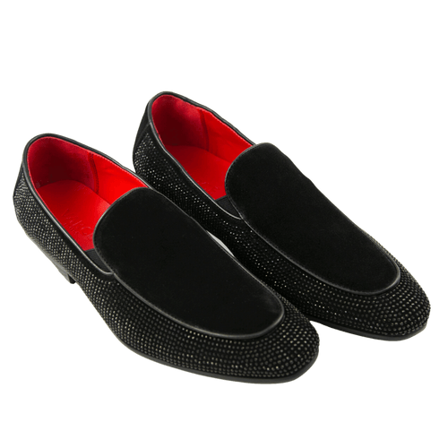Ali Black Leather Loafers