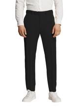 Load image into Gallery viewer, Black Microfiber Trousers