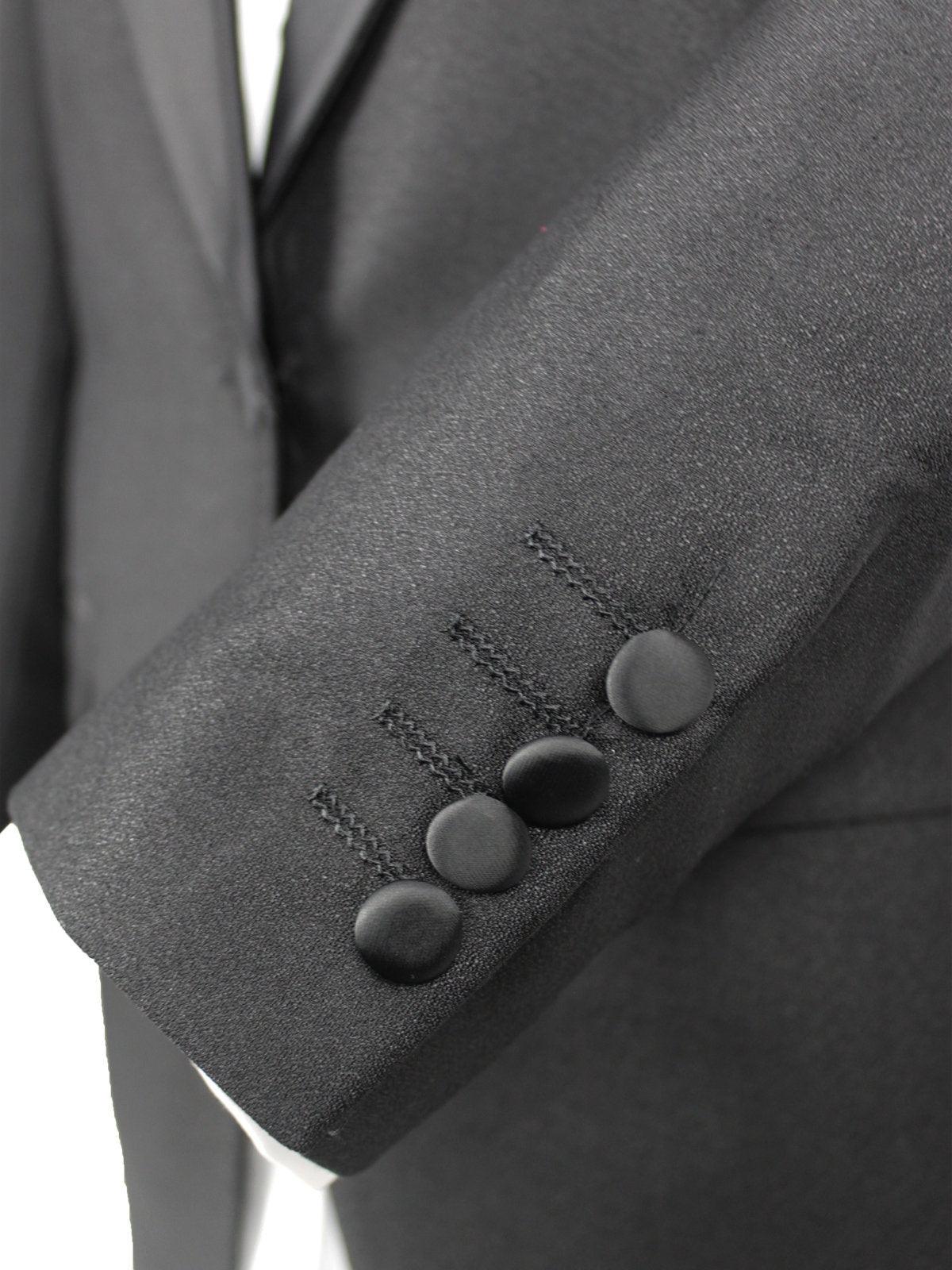Crepe Wave Satin Lapel