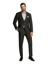 Load image into Gallery viewer, Evan Charcoal Micro Check Suit