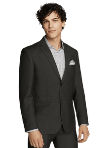 Evan Charcoal Micro Check Suit