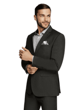Load image into Gallery viewer, Evan Charcoal Micro Check Suit