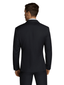 Evan Navy Micro Check Suit