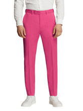 Load image into Gallery viewer, Men&#39;s Formal Hot Pink Microfibre Coloured Trousers