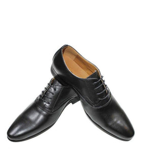 Jason Black Leather Shoes