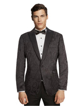 Load image into Gallery viewer, Paisley Black Dinner Jacket