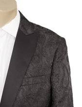 Load image into Gallery viewer, Paisley Black Dinner Jacket