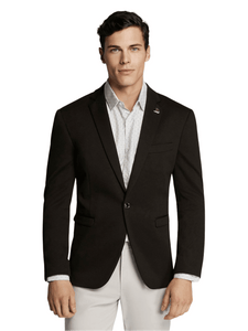 Boy's Black Trendy Formal Slim Fit Sport Jacket/Blazer