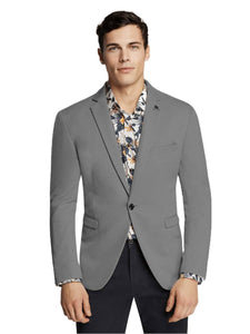 Men's Formal Charcoal Trendy One Button Sport Jacket/Blazer Slim Fit