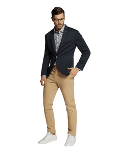 Men's Formal Indigo Trendy One Button Sport Jacket/Blazer Slim Fit