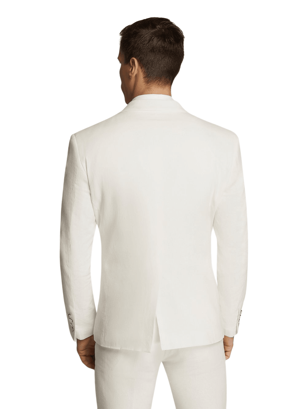 Men's Business Formal Ivory Linen Sport Jacket Stylish Blazer