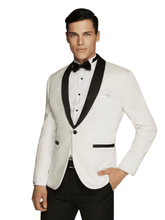 Load image into Gallery viewer, Floral Patterned Ivory Tuxedo