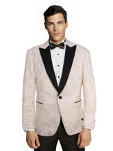 Load image into Gallery viewer, Paisley Ivory Dinner Jacket