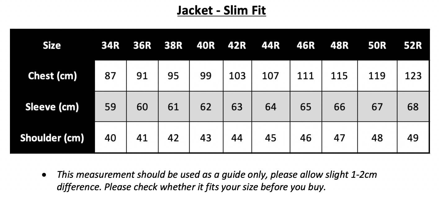 Chest 40r Jacket Size Chart Men's Olive Trendy Slim Fit Sport
