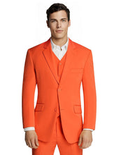 Load image into Gallery viewer, Orange Microfiber Suit Jacket