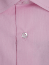 Load image into Gallery viewer, Men&#39;s Pink Fine Twill Cotton Shirt