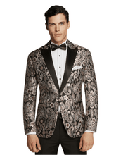 Load image into Gallery viewer, Paisley Pink Dinner Jacket