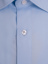 Load image into Gallery viewer, Men&#39;s Sky Blue Cotton Birdseye Collar Shirt