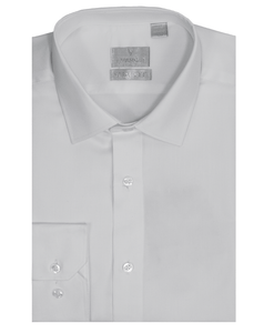 Men's White Cotton Birdseye Collar Shirt