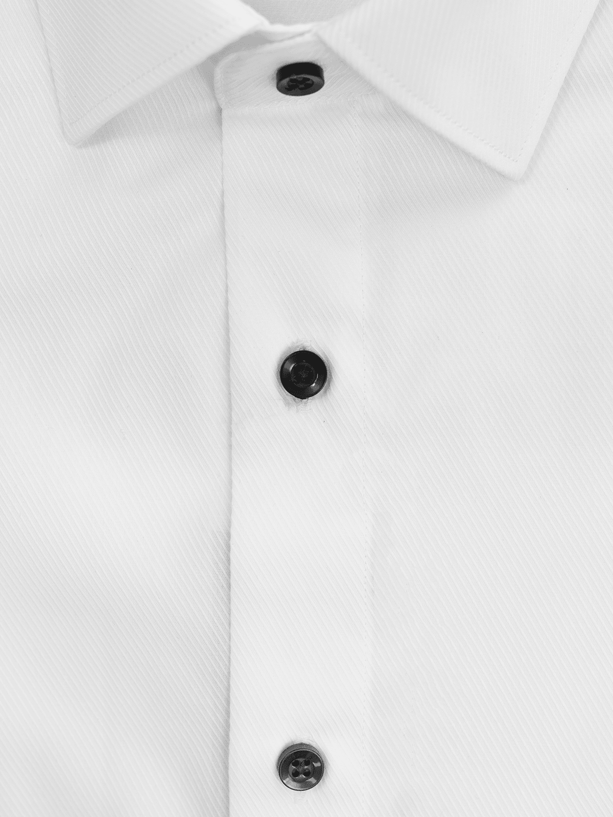 Men's White Cotton Contrast Button Shirt - Threads N Trends