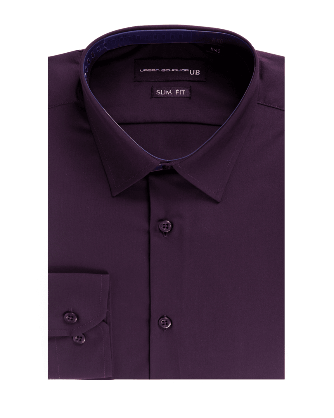 Men's Plum Soft Touch Bamboo Plain Shirt