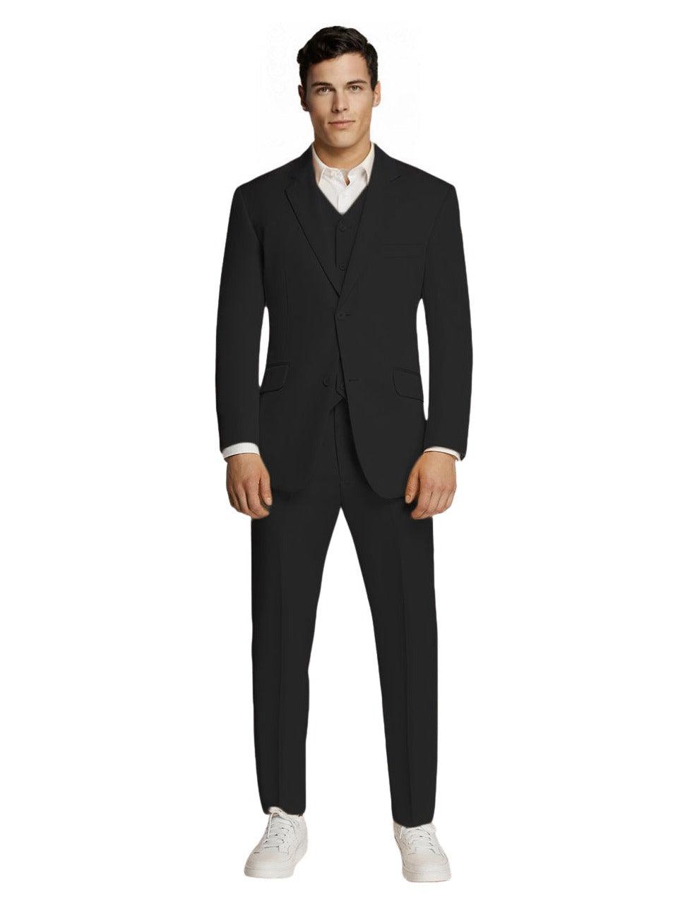Microfiber Black Suit