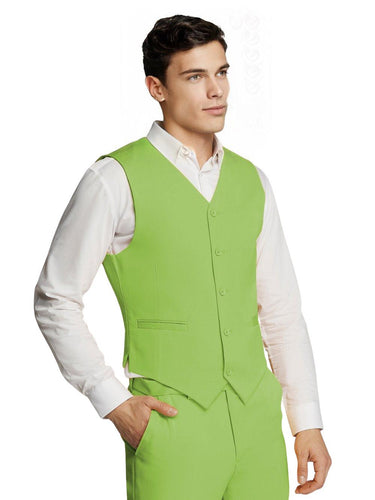 Microfiber Green Waistcoat