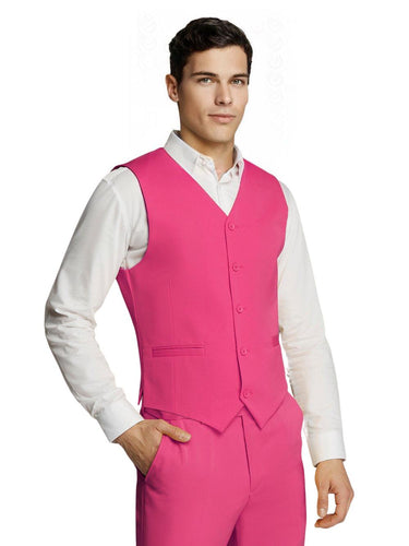 Microfiber Pink Waistcoat