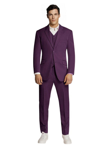 Microfiber Purple Suit