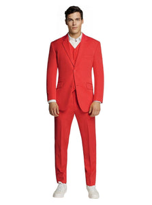 Microfiber Red Suit