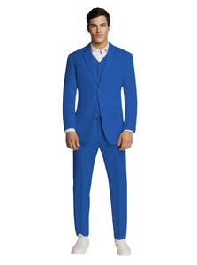 Microfiber Royal Blue Suit