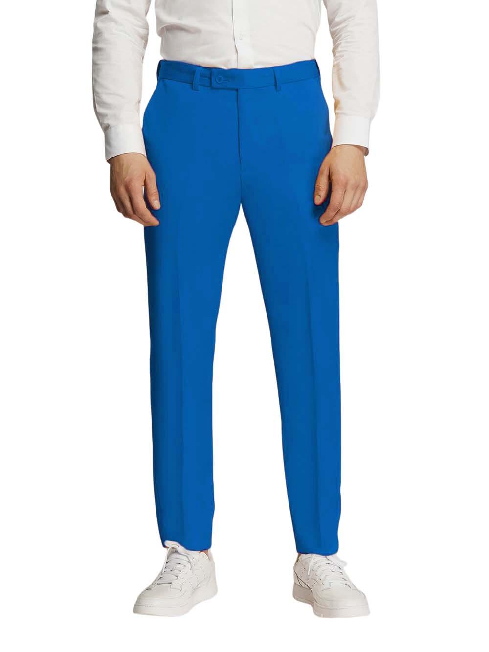 Microfiber Royal Blue Pants